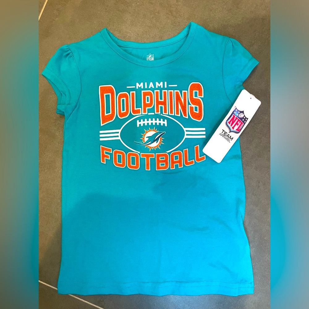NWT Miami Dolphins Tee / Toddler (Size 4T)